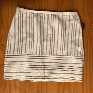 Madewell striped mini skirt